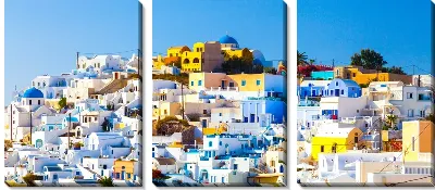 Модульная картина Санторини