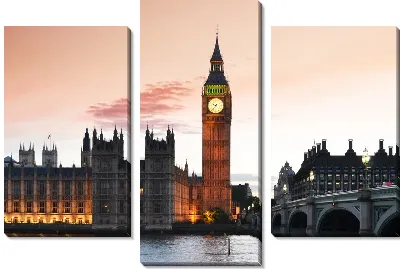 Модульная картина Лондон на закате