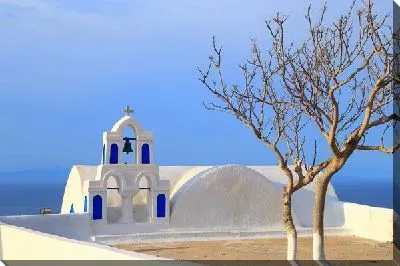 Постер Колокольня на берегу моря