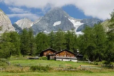 Плакат Домик в горах №2