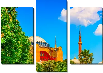 Модульная картина Собор Святой Софии в Турции №2