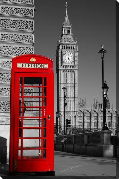 Постер Телефонная будка в Лондоне