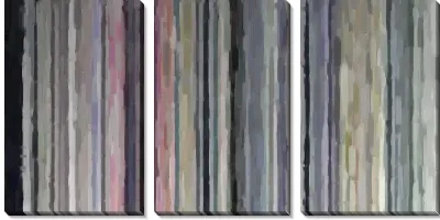 Модульная картина Вертикальные линии