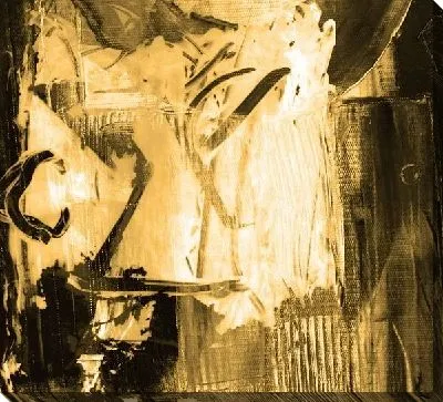 Картина маслом Абстракция в коричневых тонах