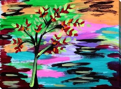 Картина маслом Дерево  №5