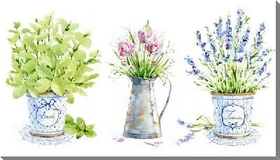 Картина маслом Цветы в вазе №8