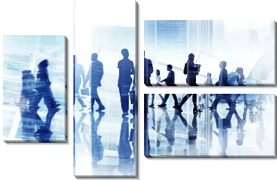 Модульная картина Деловые люди