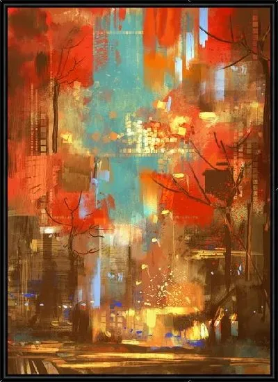 Картина Осенняя абстракция