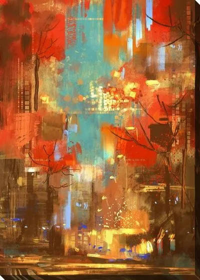 Постер Осенняя абстракция