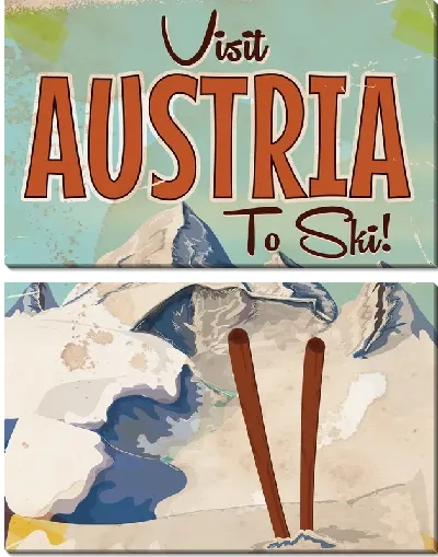 Модульная картина Австрия №2