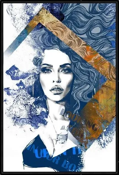 Картина Стилизованное изображение девушки