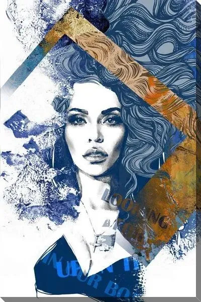 Картина маслом Стилизованное изображение девушки