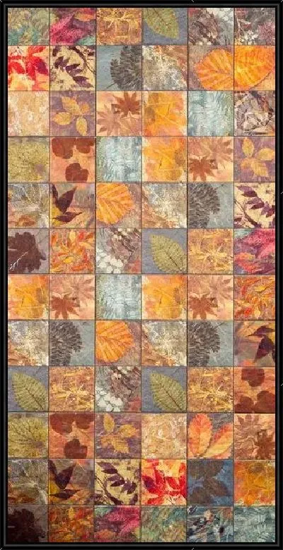 Картина Коллаж с дистьями