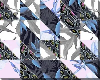 Картина маслом Абстрактная мозаика