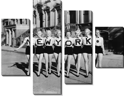 Модульная картина Девушки №2