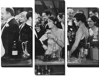 Модульная картина Вечерний приём