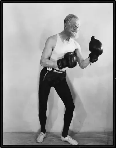 Картина Пожилой боксёр