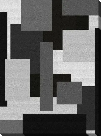 Картина маслом Черно-белая абстракция №2