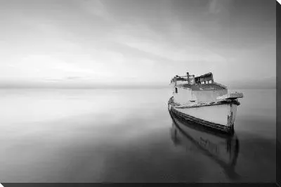 Постер Лодка в море №4