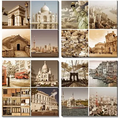 Модульная картина Путешествия №14