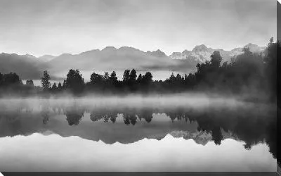 Туман над озером