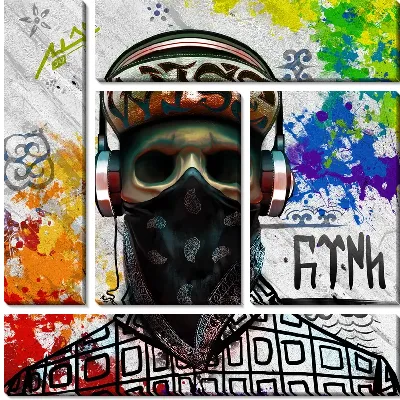 Череп в кепке