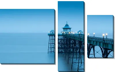 Модульная картина Клеведон утром