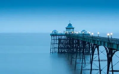 Плакат Клеведон утром