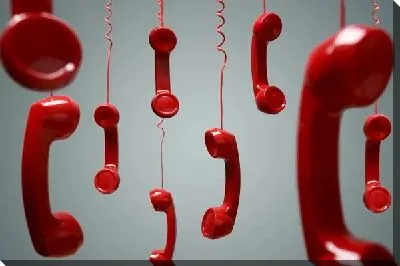 Постер Телефонные трубки