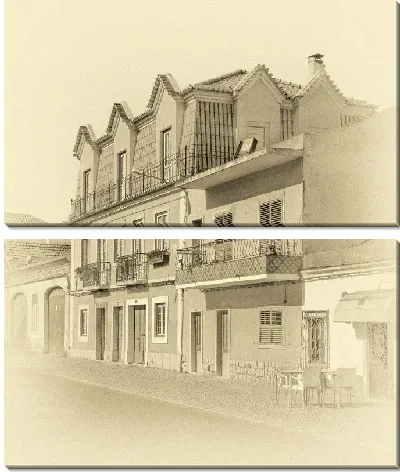 Модульная картина Улица в португалии