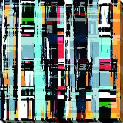 Картина маслом Цветная абстракция №2