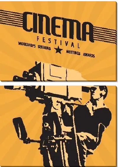 Модульная картина Кино-фестиваль №2