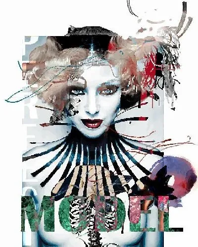 Плакат Стилизованный портрет девушки