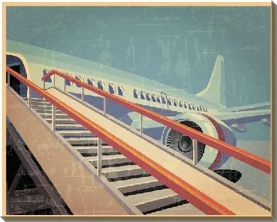 Постер Трап к самолёту