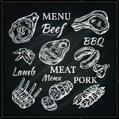 Картина Мясное меню №2