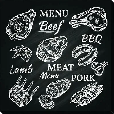 Постер Мясное меню №2