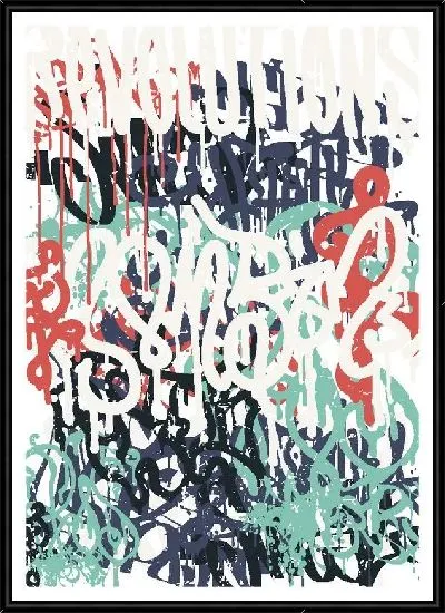 Картина Абстрактные надписи