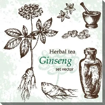 Картина маслом Ингредиенты и приготовление чая