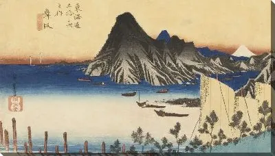 Картина Маисака (1833) (Fifty-Three Stations of the Tokaido Hoeido Edition “Maisaka (View of Imagire)”)