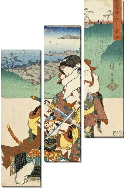 Картина Минакучи (1855) (Minakuchi)