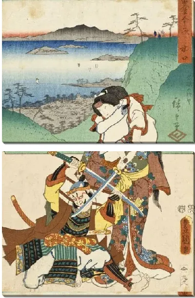 Картина Минакучи (1855) (Minakuchi)