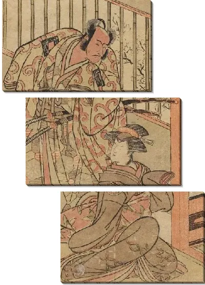 Картина Шинбаши (Shinbashi no zu, from the series, Famous Places of Edo)