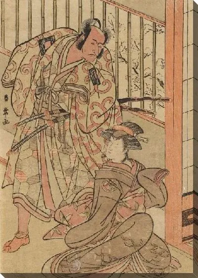 Картина Шинбаши (Shinbashi no zu, from the series, Famous Places of Edo)