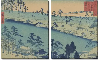 Картина Йотсуйа (Yotsuya, from the series, Famous Places of Edo)