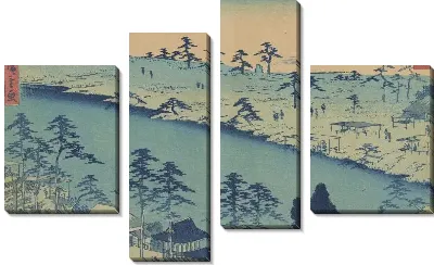 Картина Йотсуйа (Yotsuya, from the series, Famous Places of Edo)