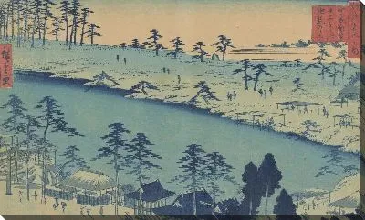 Картина Йотсуйа (Yotsuya, from the series, Famous Places of Edo)