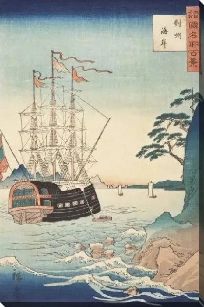 Картина Берег моря (Seashore in Taishū)