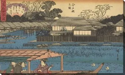Картина Кинпаро (Kinparo, from the series, Edo komei kaitei zukushi Imadobashi no zu)