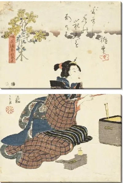 Картина Hoдоно йоки (1830-1840) (Hodono yoki)