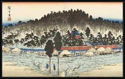 Картина Оджи Инари (1840) (Oji Inari Shrine)